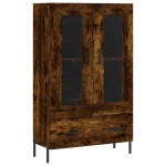 vidaXL Dulap înalt, stejar afumat, 69,5x31x115 cm, lemn prelucrat vidaXL Dulap înalt, stejar afumat, 69,5x31x115 cm, lemn prelucrat