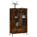 vidaXL Dulap înalt, stejar afumat, 69,5x31x115 cm, lemn prelucrat vidaXL Dulap înalt, stejar afumat, 69,5x31x115 cm, lemn prelucrat
