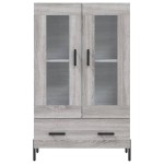 vidaXL Dulap gri Sonoma 69,5x31x115 cm, lemn prelucrat vidaXL Dulap gri Sonoma 69,5x31x115 cm, lemn prelucrat