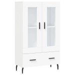 vidaXL Dulap înalt, alb, 69,5x31x115 cm, lemn prelucrat