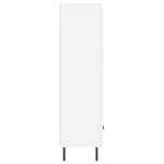 vidaXL Dulap înalt, alb, 69,5x31x115 cm, lemn prelucrat