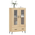 vidaXL Dulap înalt, stejar Sonoma, 69,5x31x115 cm, lemn prelucrat
