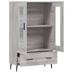 vidaXL Dulap gri Sonoma 69,5x31x115 cm, lemn prelucrat