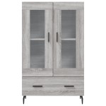 vidaXL Dulap gri Sonoma 69,5x31x115 cm, lemn prelucrat