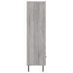 vidaXL Dulap gri Sonoma 69,5x31x115 cm, lemn prelucrat