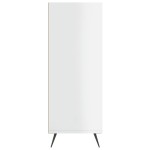 vidaXL Bibliotecă, alb extralucios, 69,5x32,5x90 cm, lemn prelucrat vidaXL Bibliotecă, alb extralucios, 69,5x32,5x90 cm, lemn prelucrat