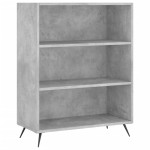 vidaXL Bibliotecă, gri beton, 69,5x32,5x90 cm, lemn compozit vidaXL Bibliotecă, gri beton, 69,5x32,5x90 cm, lemn compozit