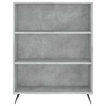 vidaXL Bibliotecă, gri beton, 69,5x32,5x90 cm, lemn compozit vidaXL Bibliotecă, gri beton, 69,5x32,5x90 cm, lemn compozit