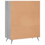 vidaXL Bibliotecă, sonoma gri, 69,5x32,5x90 cm, lemn compozit vidaXL Bibliotecă, sonoma gri, 69,5x32,5x90 cm, lemn compozit