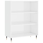 vidaXL Bibliotecă, alb extralucios, 69,5x32,5x90 cm, lemn prelucrat vidaXL Bibliotecă, alb extralucios, 69,5x32,5x90 cm, lemn prelucrat