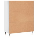 vidaXL Bibliotecă, alb extralucios, 69,5x32,5x90 cm, lemn prelucrat vidaXL Bibliotecă, alb extralucios, 69,5x32,5x90 cm, lemn prelucrat