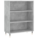 vidaXL Bibliotecă, gri beton, 69,5x32,5x90 cm, lemn compozit vidaXL Bibliotecă, gri beton, 69,5x32,5x90 cm, lemn compozit