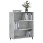 vidaXL Bibliotecă, gri beton, 69,5x32,5x90 cm, lemn compozit vidaXL Bibliotecă, gri beton, 69,5x32,5x90 cm, lemn compozit