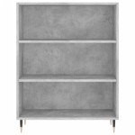 vidaXL Bibliotecă, gri beton, 69,5x32,5x90 cm, lemn compozit vidaXL Bibliotecă, gri beton, 69,5x32,5x90 cm, lemn compozit
