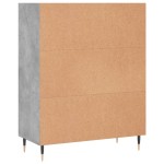 vidaXL Bibliotecă, gri beton, 69,5x32,5x90 cm, lemn compozit vidaXL Bibliotecă, gri beton, 69,5x32,5x90 cm, lemn compozit