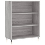 vidaXL Bibliotecă, sonoma gri, 69,5x32,5x90 cm, lemn compozit vidaXL Bibliotecă, sonoma gri, 69,5x32,5x90 cm, lemn compozit