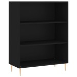 vidaXL Bibliotecă, negru, 69,5x32,5x90 cm, lemn compozit vidaXL Bibliotecă, negru, 69,5x32,5x90 cm, lemn compozit