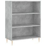 vidaXL Bibliotecă, gri beton, 69,5x32,5x90 cm, lemn compozit vidaXL Bibliotecă, gri beton, 69,5x32,5x90 cm, lemn compozit