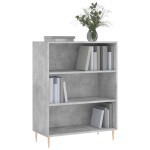 vidaXL Bibliotecă, gri beton, 69,5x32,5x90 cm, lemn compozit vidaXL Bibliotecă, gri beton, 69,5x32,5x90 cm, lemn compozit