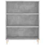 vidaXL Bibliotecă, gri beton, 69,5x32,5x90 cm, lemn compozit vidaXL Bibliotecă, gri beton, 69,5x32,5x90 cm, lemn compozit