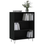 vidaXL Bibliotecă, negru, 69,5x32,5x90 cm, lemn compozit vidaXL Bibliotecă, negru, 69,5x32,5x90 cm, lemn compozit