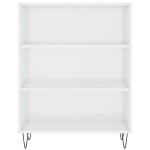 vidaXL Bibliotecă, alb extralucios, 69,5x32,5x90 cm, lemn prelucrat vidaXL Bibliotecă, alb extralucios, 69,5x32,5x90 cm, lemn prelucrat