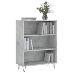 vidaXL Bibliotecă, gri beton, 69,5x32,5x90 cm, lemn compozit vidaXL Bibliotecă, gri beton, 69,5x32,5x90 cm, lemn compozit