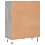 vidaXL Bibliotecă, gri beton, 69,5x32,5x90 cm, lemn compozit vidaXL Bibliotecă, gri beton, 69,5x32,5x90 cm, lemn compozit