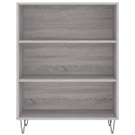vidaXL Bibliotecă, sonoma gri, 69,5x32,5x90 cm, lemn compozit vidaXL Bibliotecă, sonoma gri, 69,5x32,5x90 cm, lemn compozit