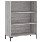 vidaXL Bibliotecă, sonoma gri, 69,5x32,5x90 cm, lemn compozit vidaXL Bibliotecă, sonoma gri, 69,5x32,5x90 cm, lemn compozit
