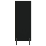 vidaXL Dulap cu rafturi, negru, 69,5x32,5x90 cm, lemn compozit vidaXL Dulap cu rafturi, negru, 69,5x32,5x90 cm, lemn compozit