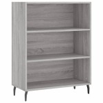 vidaXL Dulap cu rafturi, gri sonoma, 69,5x32,5x90 cm, lemn compozit vidaXL Dulap cu rafturi, gri sonoma, 69,5x32,5x90 cm, lemn compozit