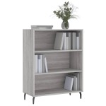 vidaXL Dulap cu rafturi, gri sonoma, 69,5x32,5x90 cm, lemn compozit vidaXL Dulap cu rafturi, gri sonoma, 69,5x32,5x90 cm, lemn compozit