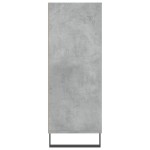 vidaXL Dulap cu rafturi, gri beton, 69,5x32,5x90 cm, lemn compozit vidaXL Dulap cu rafturi, gri beton, 69,5x32,5x90 cm, lemn compozit