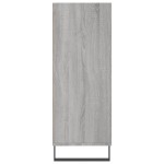 vidaXL Dulap cu rafturi, gri sonoma, 69,5x32,5x90 cm, lemn compozit