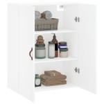 vidaXL Dulap cu montaj pe perete, alb, 69,5x34x90 cm vidaXL Dulap cu montaj pe perete, alb, 69,5x34x90 cm
