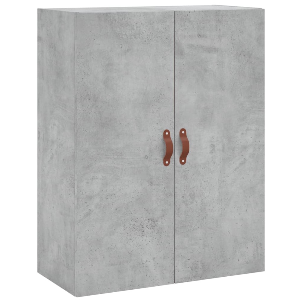 vidaXL Dulap cu montaj pe perete, gri beton, 69,5x34x90 cm