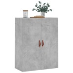 vidaXL Dulap cu montaj pe perete, gri beton, 69,5x34x90 cm