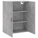 vidaXL Dulap cu montaj pe perete, gri beton, 69,5x34x90 cm