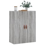 vidaXL Dulap montat pe perete, gri sonoma, 69,5x34x90 cm