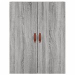vidaXL Dulap montat pe perete, gri sonoma, 69,5x34x90 cm