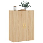 vidaXL Dulap TV montat pe perete, stejar sonoma, 69,5x34x90 cm
