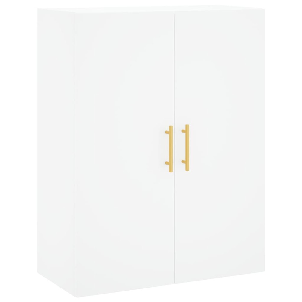vidaXL Dulap cu montaj pe perete, alb, 69,5x34x90 cm