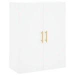 vidaXL Dulap cu montaj pe perete, alb, 69,5x34x90 cm vidaXL Dulap cu montaj pe perete, alb, 69,5x34x90 cm
