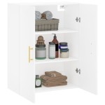 vidaXL Dulap cu montaj pe perete, alb, 69,5x34x90 cm vidaXL Dulap cu montaj pe perete, alb, 69,5x34x90 cm