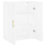 vidaXL Dulap cu montaj pe perete, alb, 69,5x34x90 cm vidaXL Dulap cu montaj pe perete, alb, 69,5x34x90 cm