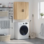 vidaXL Dulap TV montat pe perete, stejar sonoma, 69,5x34x90 cm vidaXL Dulap TV montat pe perete, stejar sonoma, 69,5x34x90 cm