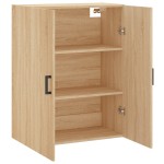 vidaXL Dulap TV montat pe perete, stejar sonoma, 69,5x34x90 cm vidaXL Dulap TV montat pe perete, stejar sonoma, 69,5x34x90 cm