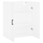 vidaXL Dulap cu montaj pe perete, alb, 69,5x34x90 cm