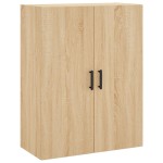 vidaXL Dulap TV montat pe perete, stejar sonoma, 69,5x34x90 cm vidaXL Dulap TV montat pe perete, stejar sonoma, 69,5x34x90 cm